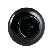 Wyłączniki światła i elektryczne - DPM Przycisk dzwonka LF0020B LOFT czarny  DPM - miniaturka - grafika 1