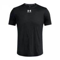 Koszulki sportowe męskie - Męska koszulka treningowa Under Armour UA M\'s Challenger Pro Train Ss - czarna - UNDER ARMOUR - miniaturka - grafika 1
