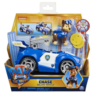 Spin Master Zestaw z figurką Psi Patrol Film Pojazdy Bohaterów Deluxe Chase 5_784740 - Figurki dla dzieci - miniaturka - grafika 2