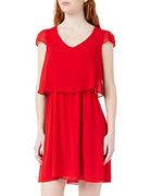 Sukienki - Naf Naf New Joey sukienka damska, Czerwony (Lipstick Aabn), 38 - miniaturka - grafika 1