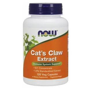 Cat's Claw Extract 120 kapsułek NOW FOODS - Zioła - miniaturka - grafika 1