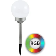 Lampy ogrodowe - Polux Lampa solarna średnica:15cm KULA 309310 SANICO 309310 - miniaturka - grafika 1