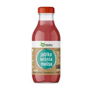 EkaMedica Jabłko wiśnia melisa Sok, 300ml - Soki i napoje niegazowane - miniaturka - grafika 1