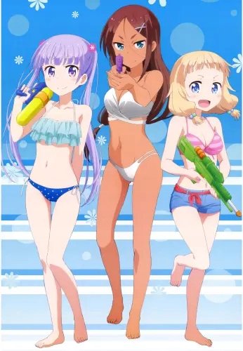 Plakat Anime Manga New Game+ ng_061 A2 (custom)