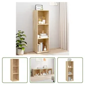 Szafki RTV - The Living Store Regał/szafka RTV dąb sonoma 36x30x114 cm Materiał drewnopochodny - miniaturka - grafika 1