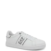 Trampki męskie - EA7 Skórzane sneakersy - miniaturka - grafika 1