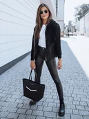 Kurtki damskie - Kurtka damska alpaka KATHERINE czarna Dstreet NY0481-M - miniaturka - grafika 1