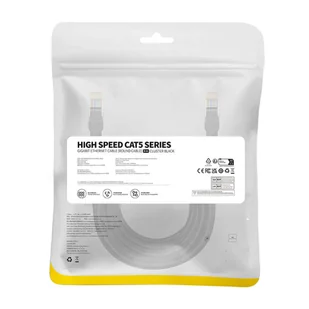 Kabel sieciowy Baseus Ethernet CAT5, 8m (czarny) - Kable miedziane - miniaturka - grafika 9