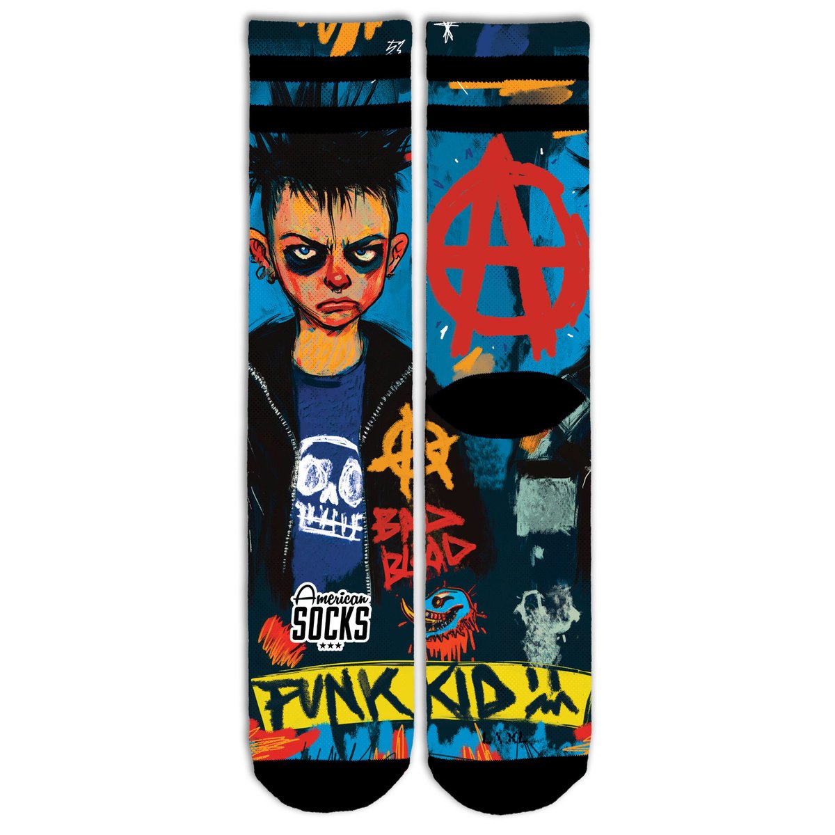 Skarpetki American Socks Mid High Youth Renegade-40-44