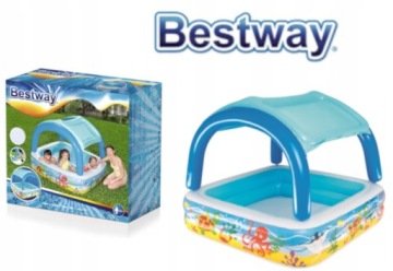 Basen dmuchany kwadratowy Bestway 140 x 140 cm