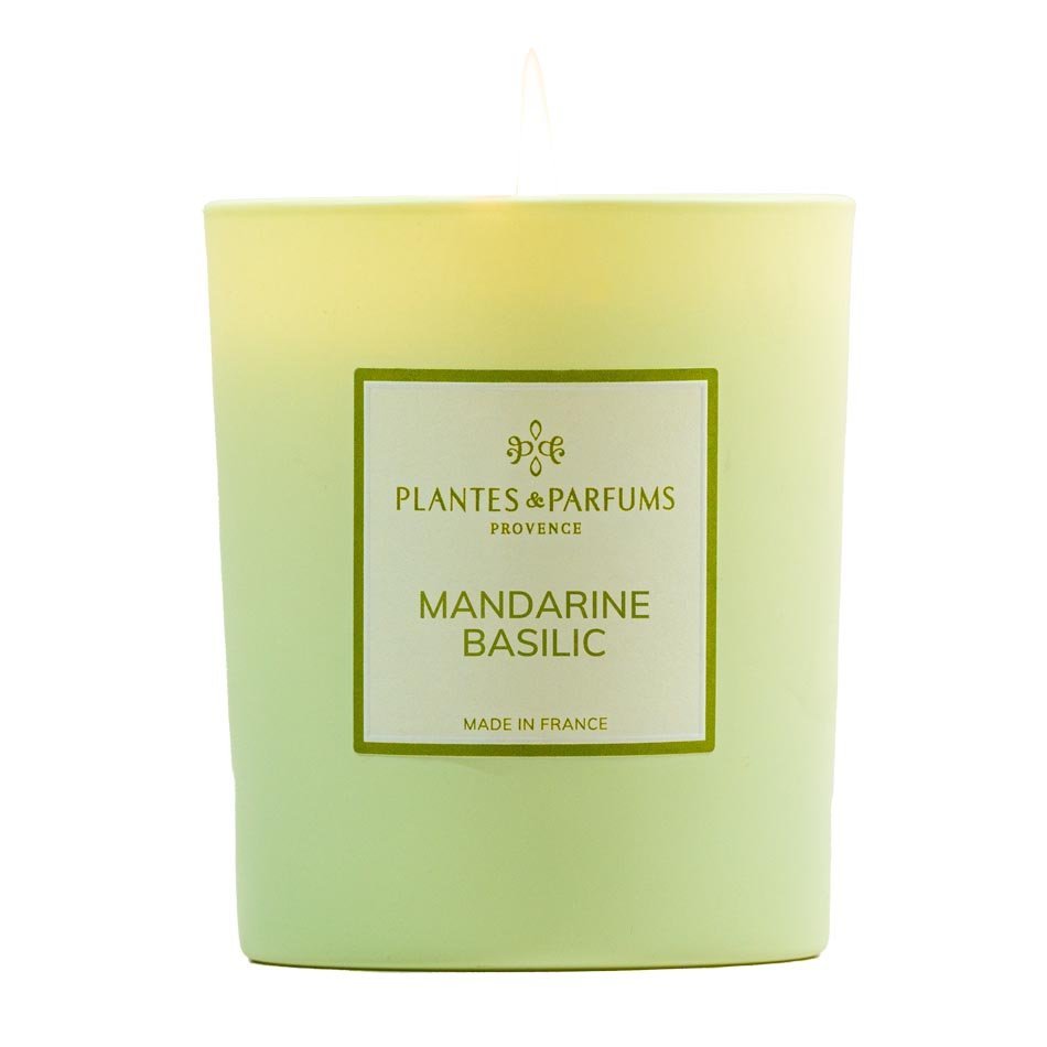 Świeca zapachowa roślinna 180 g Mandarin & Basil Plantes & Parfums
