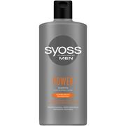 Szampony do włosów - Syoss Men power shampoo szampon do włosów normalnych 440ml - miniaturka - grafika 1