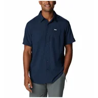 Koszulki sportowe męskie - Koszula męska Columbia Silver Ridge™ Utility Lite Novelty SS Rozmiar: XXL / Kolor: ciemnoniebieski - miniaturka - grafika 1