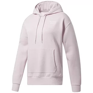 Reebok Damska bluza z kapturem z polaru tożsamości (długi rękaw), Frost Berry, L - Bluzy damskie - miniaturka - grafika 1