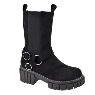 Kozaki damskie na platformie EVENTO ocieplane - Kozaki damskie - miniaturka - grafika 1