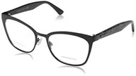 Okulary przeciwsłoneczne - JIMMY CHOO JC189 Jimmy Choo oprawka okularów Jc189-Ns8-53 damskie Cateye oprawki okularów 53, czarna - miniaturka - grafika 1
