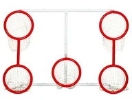 Hokej - Bramka hokejowa WinnWell  Heavy Duty Skill Net Five-Hole 72" - miniaturka - grafika 1