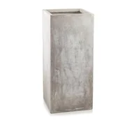 Donice - Donica Kwadrat wysoki brown sand 23 x 50 cm szary - miniaturka - grafika 1