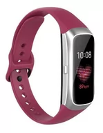Akcesoria do smartwatchy - Opaska Pasek Bransoleta Smoothband Samsung Galaxy Fit R370 Bordowa - miniaturka - grafika 1