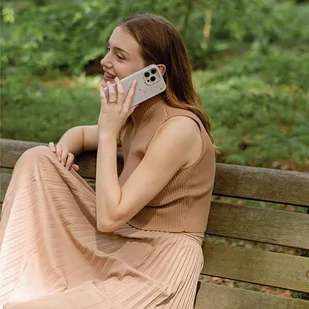 UNIQ etui Coehl Terrazzo iPhone 14 Pro 6,1" różowy/coral pink - Etui i futerały do telefonów - miniaturka - grafika 3