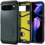 Etui i futerały do telefonów - Etui SPIGEN Tough Armor do Google Pixel 9 Pro XL Zielony - miniaturka - grafika 1