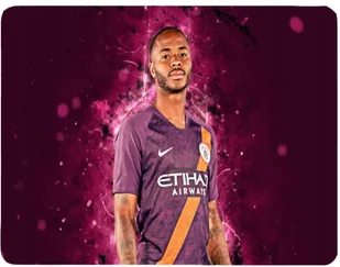 Podkładka pod myszkę Raheem Sterling + imię - Podkładki pod mysz - miniaturka - grafika 1