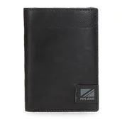 Koszulki i topy damskie - Pepe Jeans Topper Pionowy portfel z portmonetką Czarny 8,5x11,5x1 cms Skóra, czarny, Talla única, Portfolio pionowe z toreb - miniaturka - grafika 1