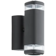 Lampy ogrodowe - Elewacyjna lampa góra-dół Jandy 90968A06 tuba metalowa IP44 czarna - miniaturka - grafika 1