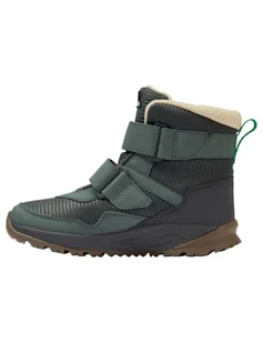 Jack Wolfskin Chłopięce Unisex dziecięce buty zimowe Polar Bear-B Texapore MID VC K, 28 EU, Mystic Green, 28 EU - Buty dla chłopców - miniaturka - grafika 1
