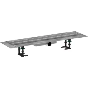 HANSGROHE 56164800 RainDrain Compact Komplet odpływowy prysznicowy 700 do montażu płytkiego - Odpływy liniowe - miniaturka - grafika 1