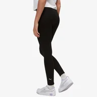 Spodnie sportowe damskie - Damskie Legginsy Puma Bawełniane Czarne 586832-51 - miniaturka - grafika 1