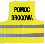 Odzież robocza - Kamizelka odblaskowa z nadrukiem POMOC DROGOWA rozmiar XL - miniaturka - grafika 1