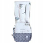 Akcesoria do wózków - Bambusowa wkładka do wózka 5-punktowa dwustronna Misie - miniaturka - grafika 1