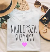 Koszulki i topy damskie - Koszulka dla kuzynki - miniaturka - grafika 1