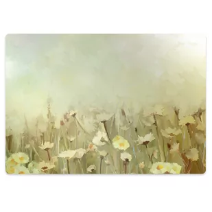 Podkładka pod krzesło Polne kwiaty 120x90 cm - Podnóżki, podpórki, podkładki - miniaturka - grafika 1