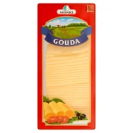 Sery - MSM Mońki Gouda ser typu holenderskiego plastry 750 g - miniaturka - grafika 1
