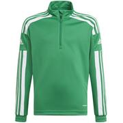 Odzież sportowa dziecięca - Adidas, Bluza sportowa dziecięca, Squadra 21 Training Top sportowy Junior GP6471, zielony - miniaturka - grafika 1