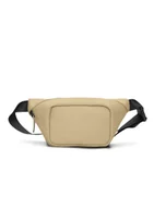 Torby męskie - Torba biodrowa wodoodporna Rains Bum Bag Mini W3 - sand - miniaturka - grafika 1