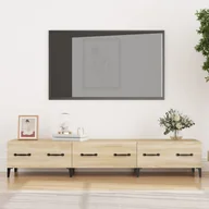 Szafki RTV - Lumarko Szafka pod TV, dąb sonoma, 150x34,5x30 cm - miniaturka - grafika 1