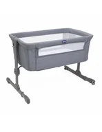 Łóżeczka i kojce - Chicco Łóżeczko Next2Me Essential Stone Re Lux - miniaturka - grafika 1