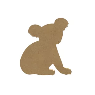 Aladine, Dekoracja z MDF Koala 13x14 cm - Dekoratorstwo - miniaturka - grafika 1