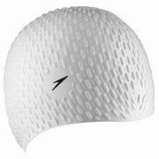 Pływanie - Speedo damskie Bubble Cap czapka, biały, jeden rozmiar 68-709290003 - miniaturka - grafika 1