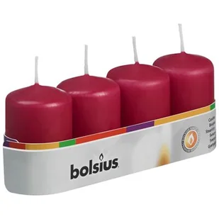 Zestaw świece pieńkowe adwentowe 4 szt. 60/40 - Świece - miniaturka - grafika 1