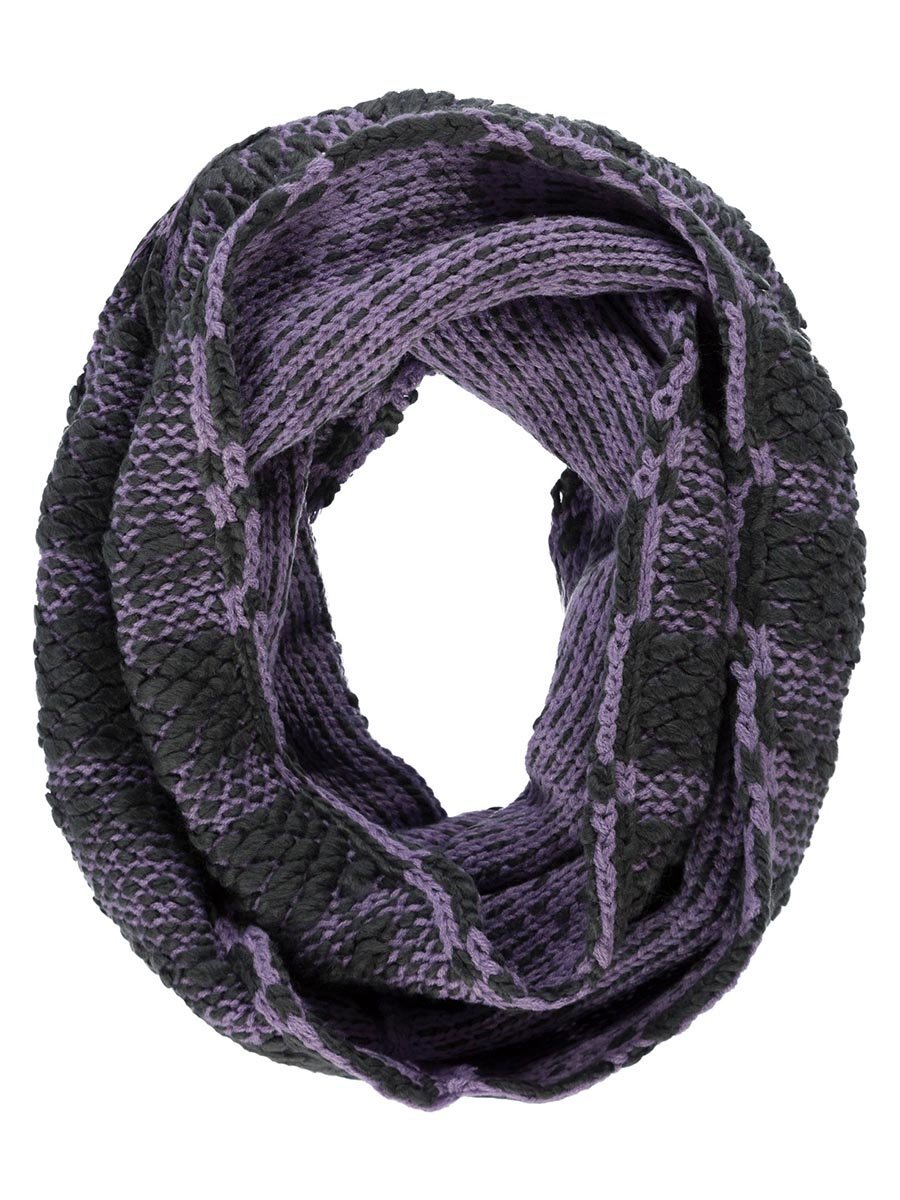 Damski komin ciepły fioletowy Passigatti