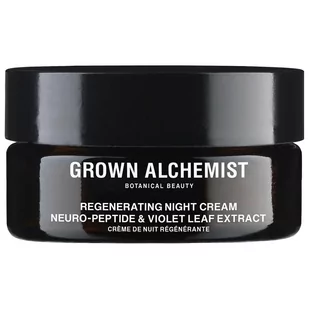 Grown Alchemist wychowane w Alchemist regenerating Night Cream  neuro-Peptide & Violet Leaf Extract 60 ML GRA0040 - Kremy do twarzy - miniaturka - grafika 1