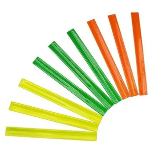 Odblaskowa opaska żółta 25 x 2 x 0,2 cm - Akcesoria motoryzacyjne - miniaturka - grafika 1