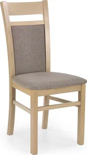 Elior Skandynawskie krzesło drewniane Lettar - Dąb sonoma - Krzesła - miniaturka - grafika 1