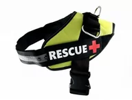 Szelki dla psów - PET NOVA Szelki Rescue zielone XL 75-105cm - miniaturka - grafika 1
