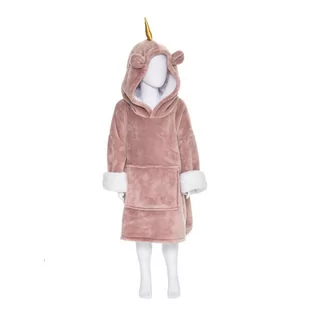 Atmosphera For Kids Poncho z kapturem dla dzieci, motywy zwierzęce - Szlafroki dla dzieci - miniaturka - grafika 1