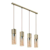 Lampy sufitowe - Globo Lighting 4-punktowa lampa wisząca Annika, szklane klosze (21000-4HM) - miniaturka - grafika 1